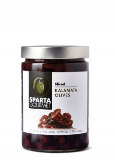 Nakrájané olivy Kalamata Sparta Gourmet 580g