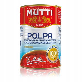 Nakrájané paradajky v polpa paradajkovej šťave 4.05kg