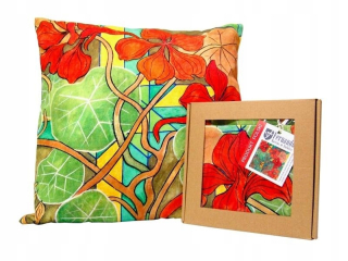 Obliečka na vankúš - Nasturtiums