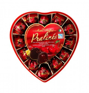 Pralinkové srdce 140 g MaitreTruffout