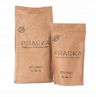 Zrnková káva -  Praska Black 100% Arabica kávové zrná 250g