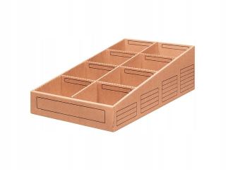 Pressel Kartónový kontajner BOX 595x332x180mm 8 str