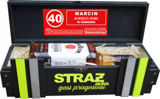 Darček pre alkoholu 18 30 40 50 narodenín hasič