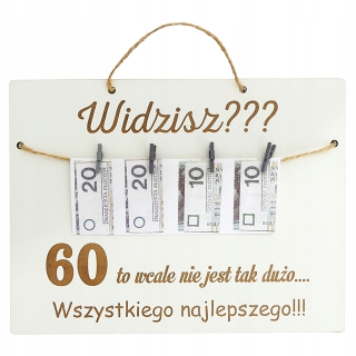 Máme darček pre 60. narodeniny! rám