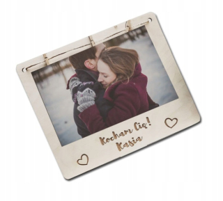 Darček na Valentína - Darček pre Valentínsky fotografický rámec pre magnet