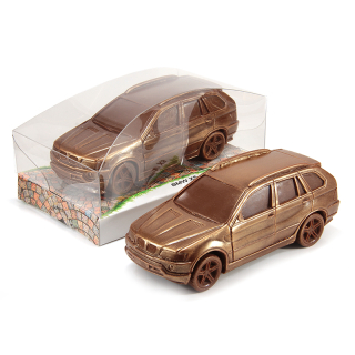 Darček s čokoládovým autom BMW X5