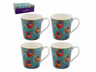 Darčeková sada 4PCS Peacock Peacock perie 320ml