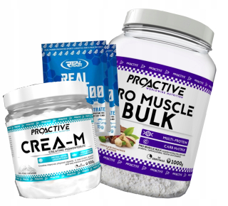 Gainer - ProActive Bulk 1000g + kreatín monohydrát 500g