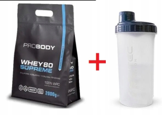 Gainer - Srvátka 80 Supeme 2000G + Shaker