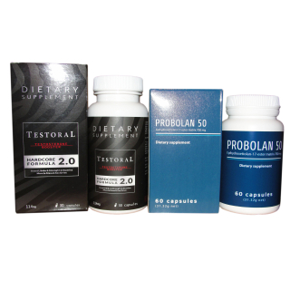 Testosterón - Proboan + Testoreal Metanabol Steroid 100%