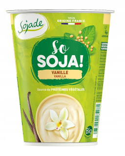 Bezlepkový vanilkový sójový produkt, bio 400 g z