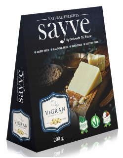 Vegánsky produkt s chickpeas bez laktózy