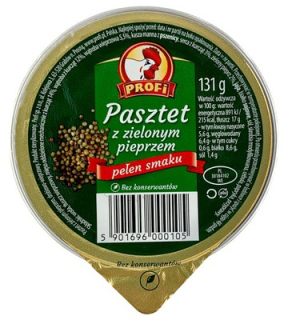 Profi pate so zeleným korením 131g -20sztuk