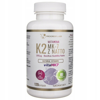 Progress Labs Vitamín K2 MK-7 s Natto 200ug 120x