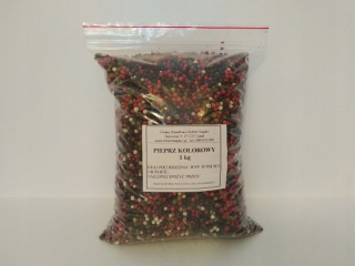 Spice Pepper Farebné prírodné obilie EKO 1KG
