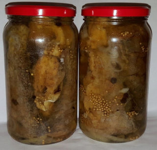 Pstruha v sladkom sokle nakladaná 0,9l dom 900ml