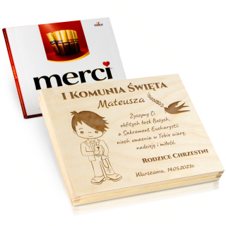 Box + Merci darček pre spoločenstvo Souvenir Engrin