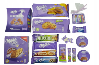 Box Sweets Milka pre darčekové nastavené narodeniny