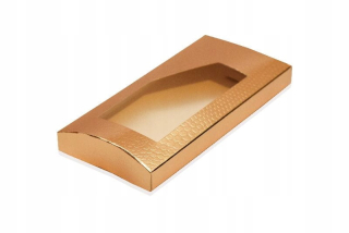 Zlatá čokoládová box pre 10 kusov