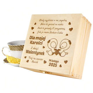 Sawn Box Calciums darček pre Valentína