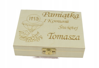 Prvé sväté prijímanie - Money Box Chocolate Gift Hosta IHS