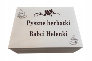 Box s čajom a medom, narodeniny / meno deň, svadba