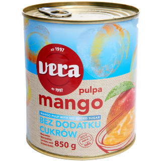 Dužina z manga Alphonso bez cukru VEGA 850g x12 ks