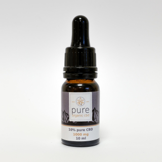 CBD - certifikované Purevity CBD olej 10% 1000 mg 10 ml