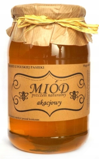 Delicious prírodný med acacia veľký nádoba včeliny