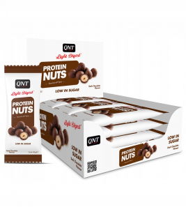 QNT proteínové orechy matice v čokoláde 12x45g