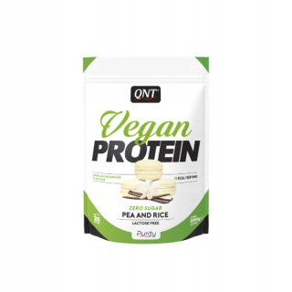 Proteín - QNT proteín Vegán Vegetariánsky proteín 500g Vanil