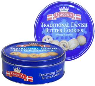 Kráľovná dánska maslo cookies v konzerveno 500g