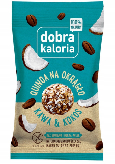 Quinoa na okrúhlej káve Coconut 24G 12 ks 100% Natur