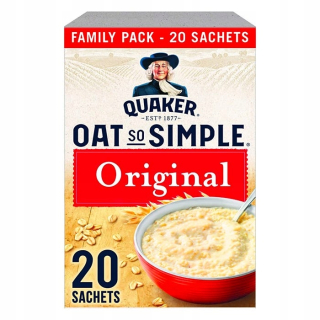 Quaker originálne ovsené vločky 20x 27g UK