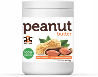 R2G Arašidové maslo 1kg Crunchy - 100% orechy