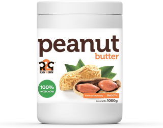 R2G Arašidové maslo 1kg Smooth - 100% orechy