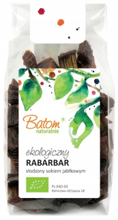 Sušené ovocie - RHUBARB SLABOVANÝ S AUBLIKU BIO 100 G - BAT