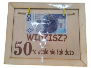 VÝROČNÝ RÁM na darček k 50. NARODENINÁM