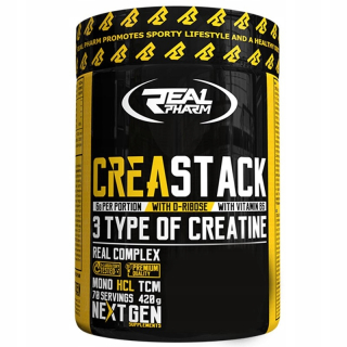 Kreatín - Real Pharm Crea Stack 420g pevnosť sily