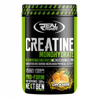 Kreatín - REAL PHARM CREATINE 500g CREATINE MONOHYDRATE SILA