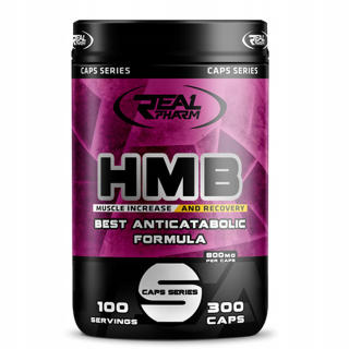 HMB - REAL PHARM HMB 300cap SUCHÁ SVALOVÁ SOCHA