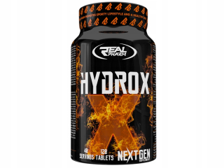 Spaľovač tuku - Real Pharm Hydrox 120Tabs Fat Burner Silný