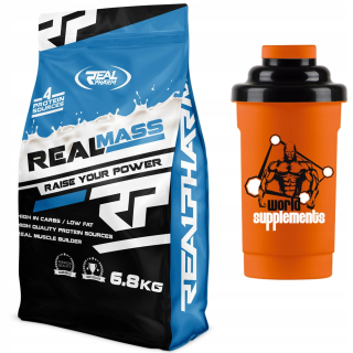 Gainer - Real Pharm Real Mass 6800g Gainer Hromadná sila