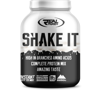 Proteín - Real Pharm Shake IT 2250g 7 frakcie 80% bielkovín