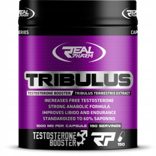 Testosterón - Real Pharm Strong Tribulus 150 KAP libido Potenciál