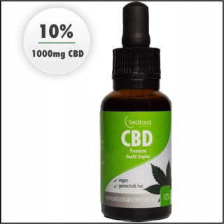 CBD - Redfood Premium CBD olej 10% Kannabidiol 10ml