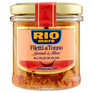 RIO MARE Pikantné filety z tuniaka na olivovom oleji 130g