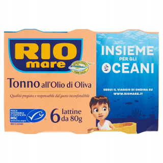 RIO MARE taliansky tuniak na olivovom oleji 4x80g