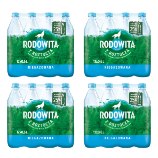 PRÍRODNÁ neperlivá voda 48x 0,6L