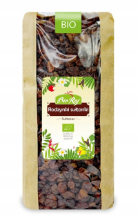 BIO BEZLEPKOVÉ SULTANICKÉ HROZINY 1 kg - BIO RAJ
